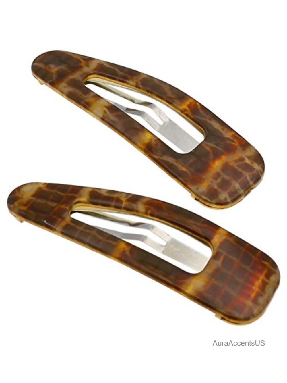 French Snap Hair Clips Strong Hold Cellulose Acetate Barrettes for Women